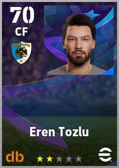 Eren Tozlu — CF, OVR 70, MAX 70