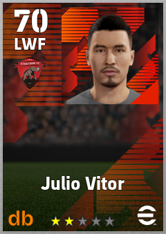 Julio Vitor — LWF, OVR 70, MAX 70