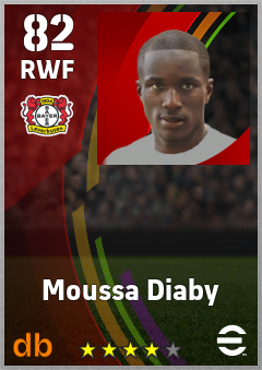 Moussa Diaby eFootball player card