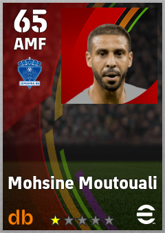 Mohsine Moutouali — AMF, OVR 65, MAX 65