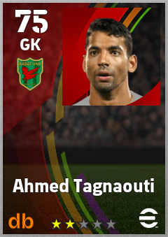 Ahmed Tagnaouti — GK, OVR 75, MAX 75