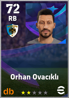 Orhan Ovacıklı — RB, OVR 72, MAX 72