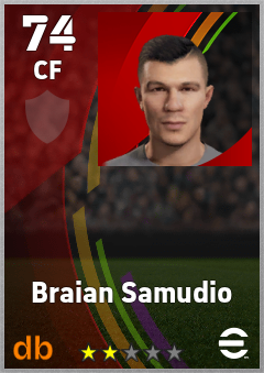 Braian Samudio eFootball player card