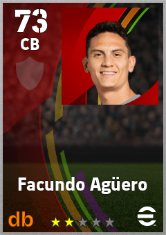 Facundo Agüero eFootball player card