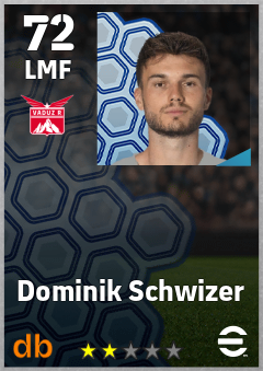Dominik Schwizer — LMF, OVR 72, MAX 72