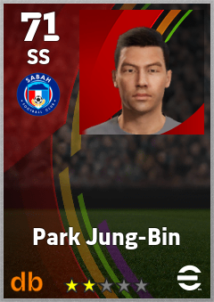Park Jung-Bin — SS, OVR 71, MAX 71