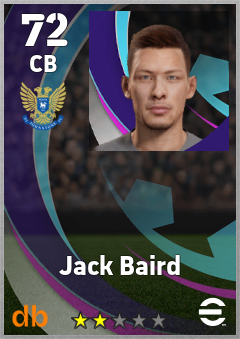 Jack Baird eFootball player card