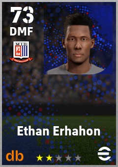 Ethan Erhahon — DMF, OVR 73, MAX 73