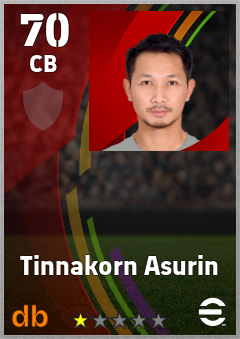 Tinnakorn Asurin eFootball player card
