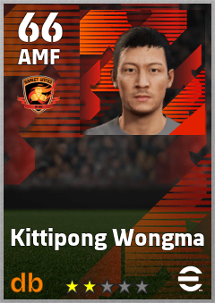 Kittipong Wongma — AMF, OVR 66, MAX 66