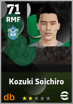 Kozuki Soichiro eFootball player card