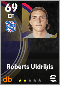Roberts Uldriķis — CF, OVR 69, MAX 69