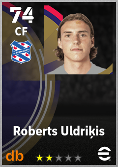 Roberts Uldriķis eFootball player card