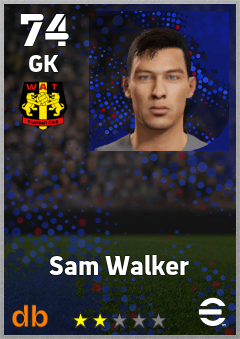 Sam Walker eFootball player card