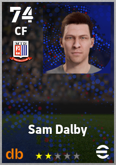 Sam Dalby eFootball player card