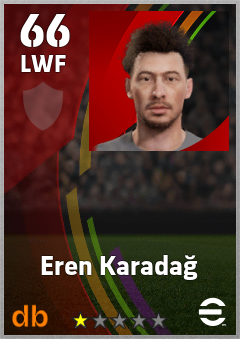 Eren Karadağ — LWF, OVR 66, MAX 66