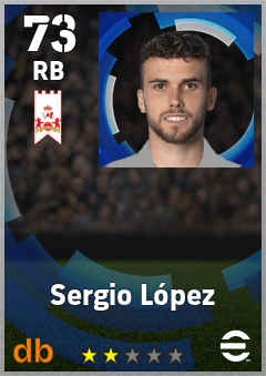 Sergio López eFootball player card