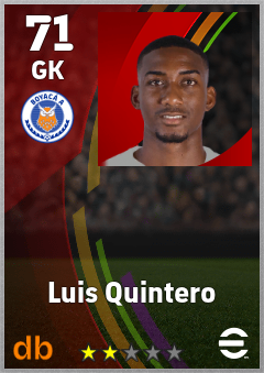 Luis Quintero eFootball player card