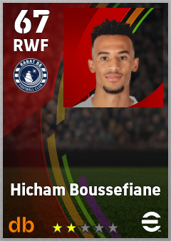 Hicham Boussefiane — RWF, OVR 67, MAX 67