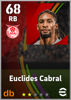 Euclides Cabral — RB, OVR 68, MAX 68
