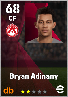 Bryan Adinany — CF, OVR 68, MAX 68