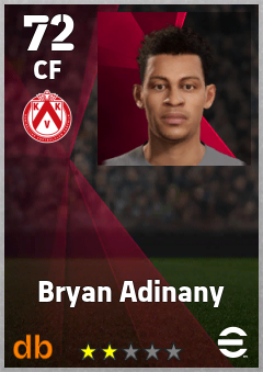 Bryan Adinany — CF, OVR 72, MAX 72
