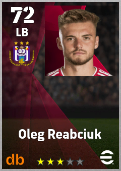 Oleg Reabciuk — LB, OVR 72, MAX 72
