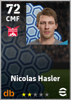 Nicolas Hasler eFootball player card
