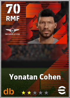Yonatan Cohen — RMF, OVR 70, MAX 70