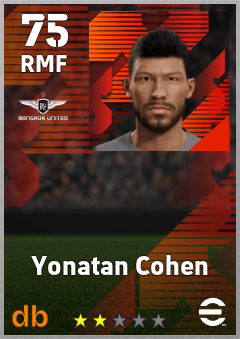 Yonatan Cohen — RMF, OVR 75, MAX 75
