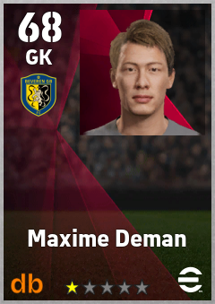Maxime Deman eFootball player card