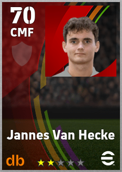 Jannes Van Hecke eFootball player card