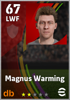 Magnus Warming — LWF, OVR 67, MAX 67