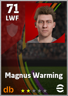 Magnus Warming eFootball player card