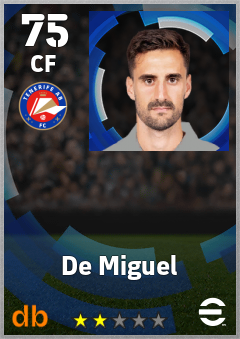 De Miguel eFootball player card