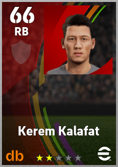 Kerem Kalafat — RB, OVR 66, MAX 66