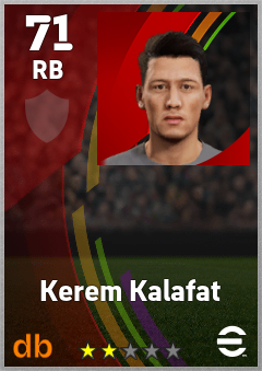 Kerem Kalafat — RB, OVR 71, MAX 71