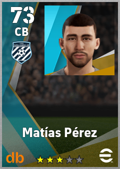 Matías Pérez eFootball player card