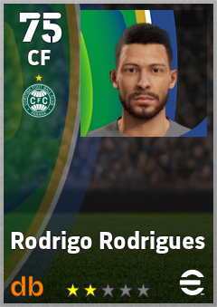 Rodrigo Rodrigues — CF, OVR 75, MAX 75