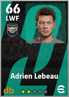 Adrien Lebeau eFootball player card