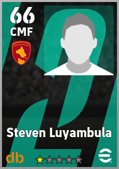 Steven Luyambula — CMF, OVR 66, MAX 66