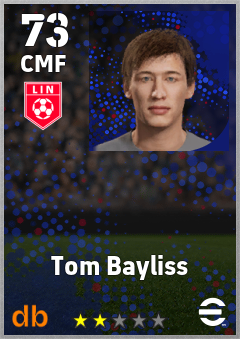 Tom Bayliss — CMF, OVR 73, MAX 73