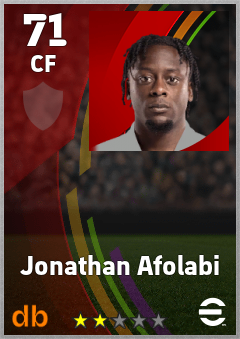 Jonathan Afolabi eFootball player card