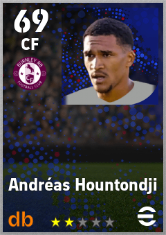 Andréas Hountondji — CF, OVR 69, MAX 69