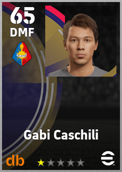 Gabi Caschili — DMF, OVR 65, MAX 65
