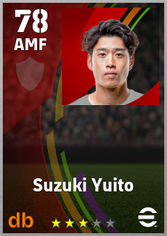 Suzuki Yuito eFootball player card