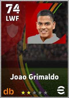 Joao Grimaldo — LWF, OVR 74, MAX 74