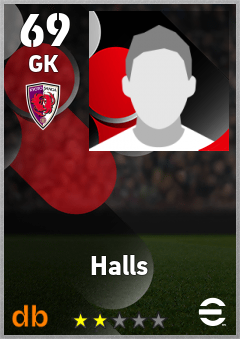 Halls eFootball player card