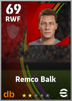 Remco Balk eFootball player card