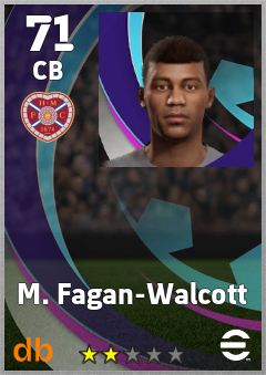 M. Fagan-Walcott — CB, OVR 71, MAX 71